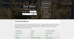 Desktop Screenshot of duxdekes.com